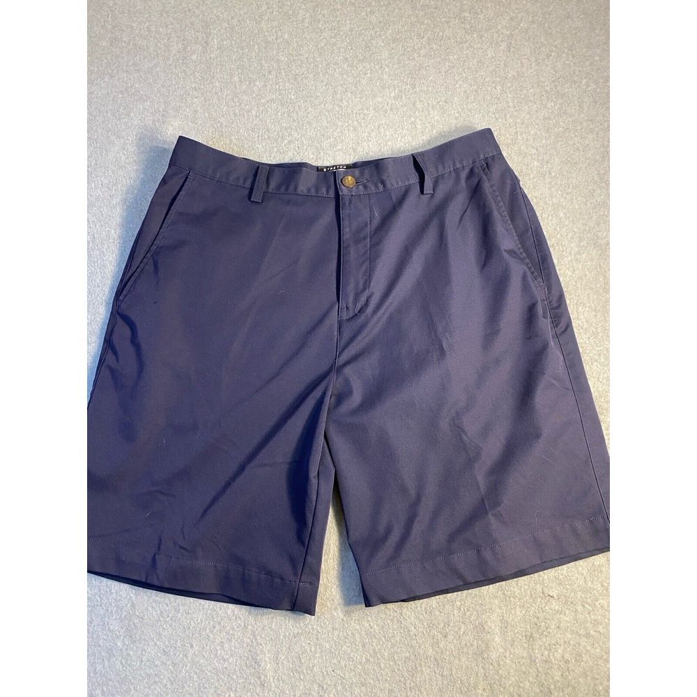 Adidas Golf Shorts Mens 34 Climacool 10" Blue Polyester Sport Stretch‎